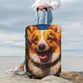 thumbnail image 7 of Fuzoiu Artistic Sunflower Corgi Print Suitcase Cover,Washable Luggage Covers for Suitcase,Elastic Luggage Protector Cover,Scratch Resistant Travel Suitcase Covers-Large, 7 of 7