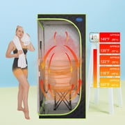 Cheelom Portable Plus Type Full Size Far Infrared Sauna Tent Home Portable Sauna Relaxation Indoor