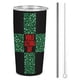thumbnail image 1 of Vaso de acero inoxidable con tapa para concienciar sobre el asma, taza térmica portátil de 20 oz, 1 of 7