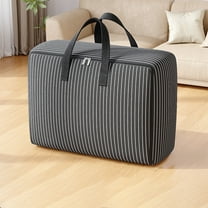 Travel Essentials Heavy Duty Storage With Reinforced Handles Extra Large Storage Bags For Clothes Tote Bag Thickened Double Zipper For Space Saving Travel