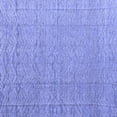 thumbnail image 1 of Ahgly Company Machine Washable Indoor Square Abstract Blue Modern Area Rugs, 3' Square, 1 of 4