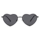 thumbnail image 3 of Gafas de sol Gleyemor polarizadas con forma de corazón para mujer negro, 3 of 7