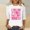 White, variant on 3/4 Sleeve Tops for Junior Plus Size Dressy Pullover Trendy,Tunic Crew Neck Summer Womans Blouses Gift