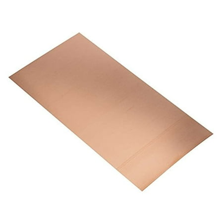 K&S Precision Metals 01218 Copper Sheet Metal Rack, 0.016" Thickness x 6" Width x 12" Length, 26 Gauge, 3 pc, Made in USA