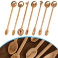 thumbnail image 4 of Cartoon animal stirring spoon wooden coffee spoon suitable for kitchen 2PCS, 4 of 12