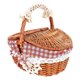 thumbnail image 1 of Hand Made Wicker Basket Wicker Camping Picnic Basket Shopping Storage Hamper And Handle Wooden Wick, 1 of 5