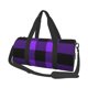thumbnail image 1 of Easygdp Purple Buffalo Plaid Bolsa de Viaje, Bolsa de Mano, Bolsa de Gimnasio, Bolsa de Equipaje para Viaje, 1 of 6