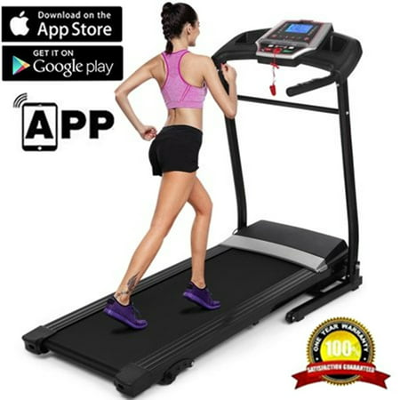 Folding Electric Treadmill Running Machine & 12 Sport Modes For Exercise