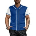 thumbnail image 2 of Baseball Short Sleeve Button Down Team Jersey Casual Button Down Shirts, 2 of 5
