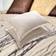 thumbnail image 5 of Funda de almohada de color liso, 2 uds., funda de almohada mezclada de lino y algodón suave, color Beige, 51x76cm, 5 of 8