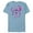 Ocean Blue, variant on Minnie Mouse Pink Tie Dye - Short Sleeve Blended T-Shirt for Adults - Customized-Purple