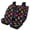 Colorful Dog Paws, variant on Qpednta Aztec Automotive Seat Cover 4Pcs,Full Set Front and Rear Bench Cover Polyester Automotive Car Seat Protection for Women,Universal Fit for SUV, Truck, Van