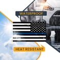 thumbnail image 6 of Magnet Me Up Reverse Thin Blue Line American Flag Vinyl Magnet Decal, 5x8 Inches, 6 of 7