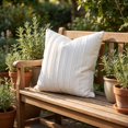 thumbnail image 5 of REGALWOVEN Pleated Textured Throw Pillow Covers 2 Pack Couch Cushion Cases for Modern Home Decor White 18 x 18 Inch, 5 of 6