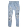 thumbnail image 2 of Pantalones de mezclilla elásticos inferiores lápiz mujeres Casual piernas rectas suaves S jinwen  Pantalones vaqueros de mujer, 2 of 8