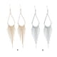 thumbnail image 2 of Qarigey 1 par de pendientes colgantes, accesorios de joyería exquisitos calados simples, suministro a juego de ropa, pendientes de aleación para Ropa, zapatos y accesorios Miscelánea plata Qarigey AP009642-02, 2 of 6