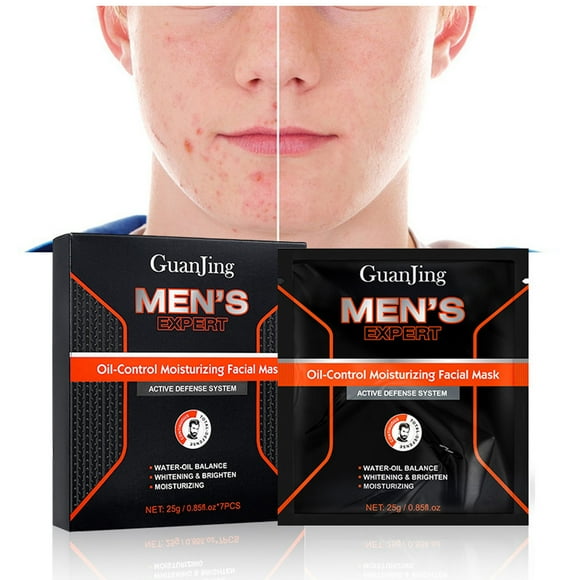 ABPWLY Men's Charcoal Facial Mask Moisturizing, Brightening and Cleaning Facial Mask Clearance Face Mask Canada Days Face Masks Facial Mask