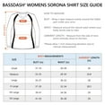 thumbnail image 7 of Bassdash Women‘s UPF 50+ Wrinkle-free Fishing Shirt Long Sleeve V Neck Breathable Sun Protection T-shirt for Hiking SR01W, 7 of 7