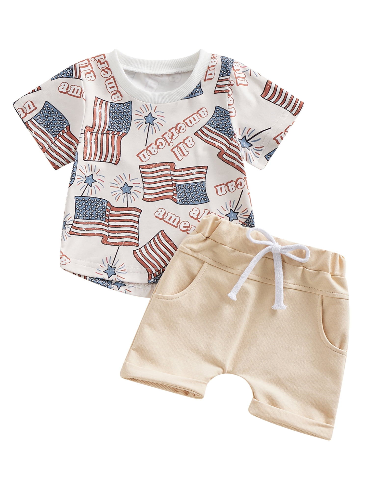 jaweiwi Toddler Kids Boys 4th of July Outfits, 12M 24M 2T 3T 4T 5T 6T