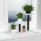 thumbnail image 1 of Soporte para plantas de 2 niveles, estante para flores, exhibidor para el hogar, la oficina y el jardín. Fabricado en metal resistente, diseño compacto, ideal para dormitorios, gran, 1 of 8