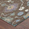 thumbnail image 3 of Addison Rugs Chantille Indoor/Outdoor Traditional Chocolate Machine Washable Rectangle Rug, 9' x 12', 3 of 8