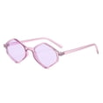 thumbnail image 1 of Gafas de sol con montura pequeña en forma de diamante transfronterizas europeas y americanas, hechas de PC, 1 of 5