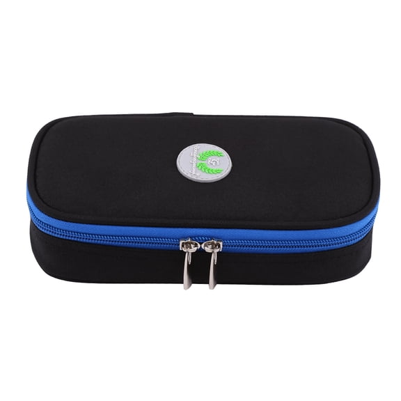 Zerone Portable Case,Diabetic Bag Portable Carrying Case Travel Cooler Bag for Insulin Supply Kits Black