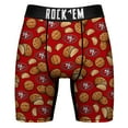thumbnail image 2 of Men's Rock Em Socks San Francisco 49ers Local Food Underwear and Crew Socks Combo Pack, 2 of 3