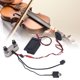 thumbnail image 4 of Accesorio Para Pastilla De Violín, Juego De Pastilla Para Violín Fácil Instalación Tamaño Compacto Plástico Metal Antiinterferencia Para Reemplazo ANGGREK Violin Pickup, 4 of 8