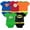 With aquaman, variant on DC Comics Justice League Batman Superman The Flash Newborn Baby Boys 5 Pack Costume Bodysuits Newborn to Infant