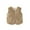 Khaki, variant on Toddler Girls Vest Long Pile Warm Sleeveless Jacket Outerwear Kids Winter Fall Fashion