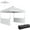 White, variant on Outsunny 10' x 10' Pop Up Canopy Tent with 2 Half Sidewalls, Dark Grey
