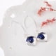 thumbnail image 2 of Nvzi Pendientes colgantes de estilo retro, nuevos y únicos, joyería étnica bohemia vintage (azul), 2 of 5