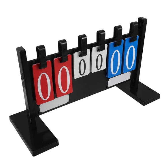 SEWOART Weatherproof Sports Score Flip Board with Stable Stand for Basketball Soccer Volleyball