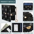 thumbnail image 5 of Small Wallet For Women Bifold Leather Pocket Coin Credit Card Holder With RFID Blocking Gothic-inspired Designs, 5 of 6