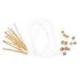 thumbnail image 1 of Miangastore Crochet Hook Bleached Bamboo 12Pcs 3.0In To 10.0In, 1 of 9