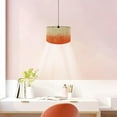 thumbnail image 1 of Sombra de lámpara de bambú, vintage, clip boho en la luz de Cubierta de lámpara de lámpara E27 para la lámpara de mesa Light Pendse Light Orange de gradiente, 1 of 8