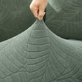 thumbnail image 3 of Protège-canapé en L, Tissu Élastique Extensible Résistant à l'Usure à Haute Extensibilité, Facile à Installer, Housse de Sofa Extensible Universelle (Vert, 2 Places), 3 of 7