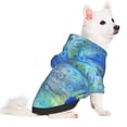 thumbnail image 2 of Fotbe Peacock Sudadera con Estampado para Perros Pequeños – Suéter con Capucha para Mascotas, Tela Suave de Forro Polar con Bolsillo-X-Large, 2 of 7