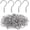 Silver, variant on Minzimin Screw Hooks, 1 Inch Metal Screw in Cup Hooks,  30 Pcs