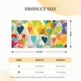 thumbnail image 6 of ZICANCN Banner Yard Signs, Colorful Square Love Circle Party Wall Decor for Indoor Outdoor Room, Medium Size, 6 of 7
