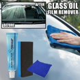 thumbnail image 3 of 1 Set Car Cleaner Glass Oil Film Remover Windshields + Cleaning Sponge U8L1, 3 of 8
