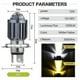 thumbnail image 2 of Foco Led H4, bombilla pequeña, faro modificado para motocicleta, 2 of 5