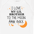 thumbnail image 4 of Inktastic I Love My Lil Brother To The Moon and Back Boys or Girls Baby Bodysuit, 4 of 5