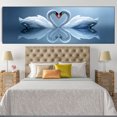 thumbnail image 3 of Pósteres e impresiones de One Piece Swans Love, pintura en lienzo de animales, arte de pared para sala de estar, dormitorio, decoración moderna del hogar sin marco, 3 of 5