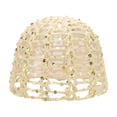 thumbnail image 4 of XIAOCHA Womens Sparkly Sequin Crochet Beanie Solid Breathable Beach Outdoor Beanie Hats,Beige, 4 of 4