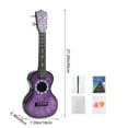 thumbnail image 6 of IGEED Kids Hippo Ukulele 20.47 Inch Mini Guitar Toy with Picks Early Learning Musical Instrument Gift for Toddlers Boys Girls Age 3+, 6 of 6