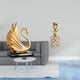 thumbnail image 2 of estatua de resina de cisne,Figuras de cisne,estatuas,decoración del hogar,fiesta de bodas,Estatua de resina,Estatua de resina para decoración del hogar,manualidades,oro,Escultura de, 2 of 8