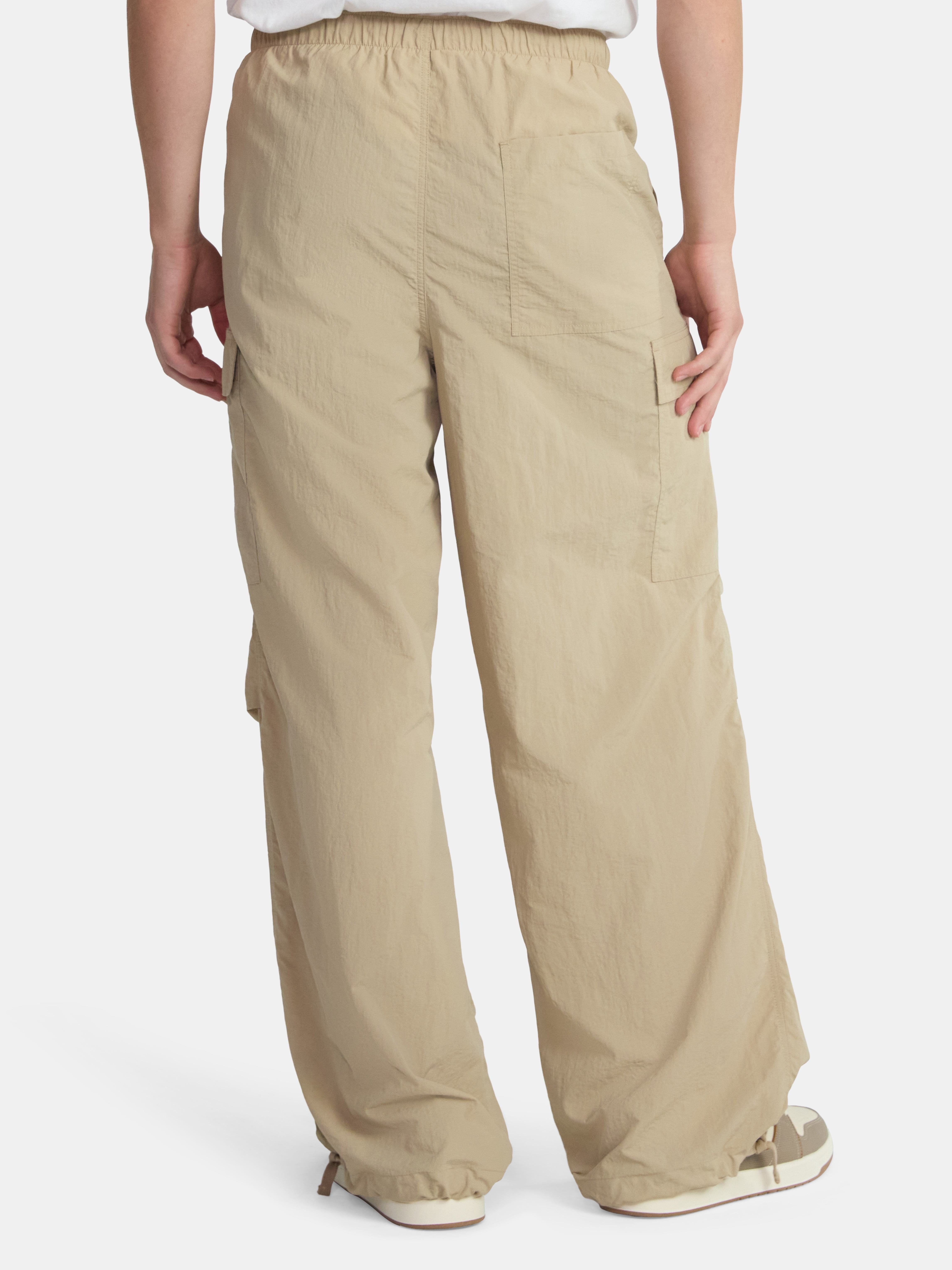 No Boundaries Nylon Parachute Cargo Pants, Men's & Big Men's