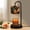 Pattern 2, variant on Candle Warmer Lamp with Timer Dimmer Black Rose Floral Dark Baroque Embossed Candle Lamp Warmer for Jar Candle with 4 Bulbs Gifts for Women House Warming Gifts